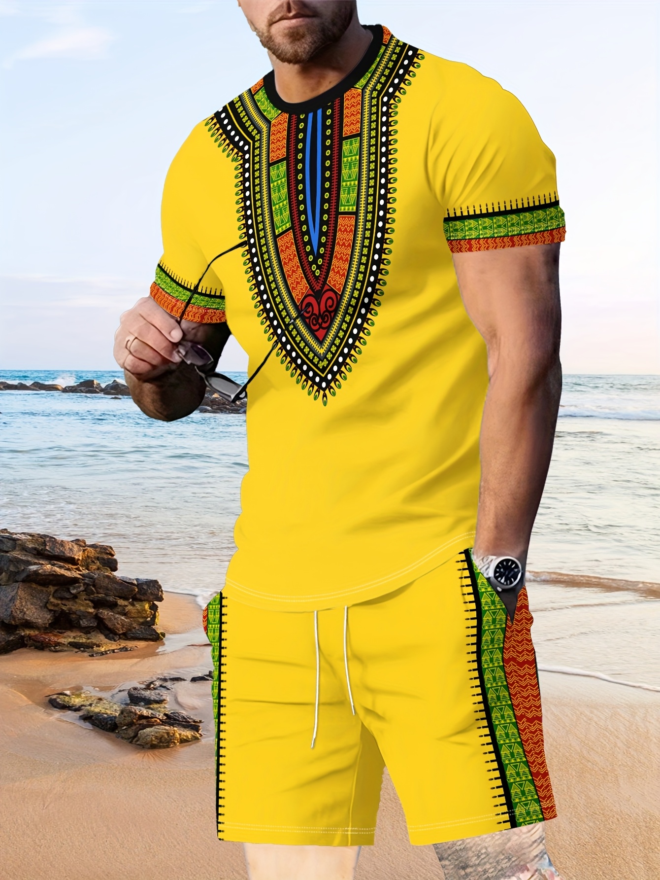 New Men's Suits African Dashik - Men'S Fashion Clothing 리뷰 및 가격
