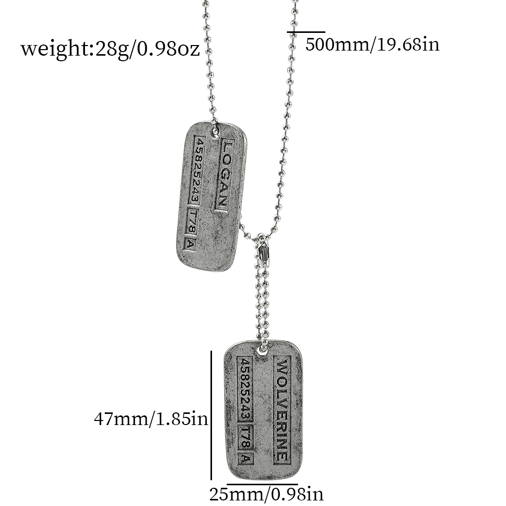 X-Men Wolverine Military Card  - Men'S Fashion Model 리뷰 및 가격