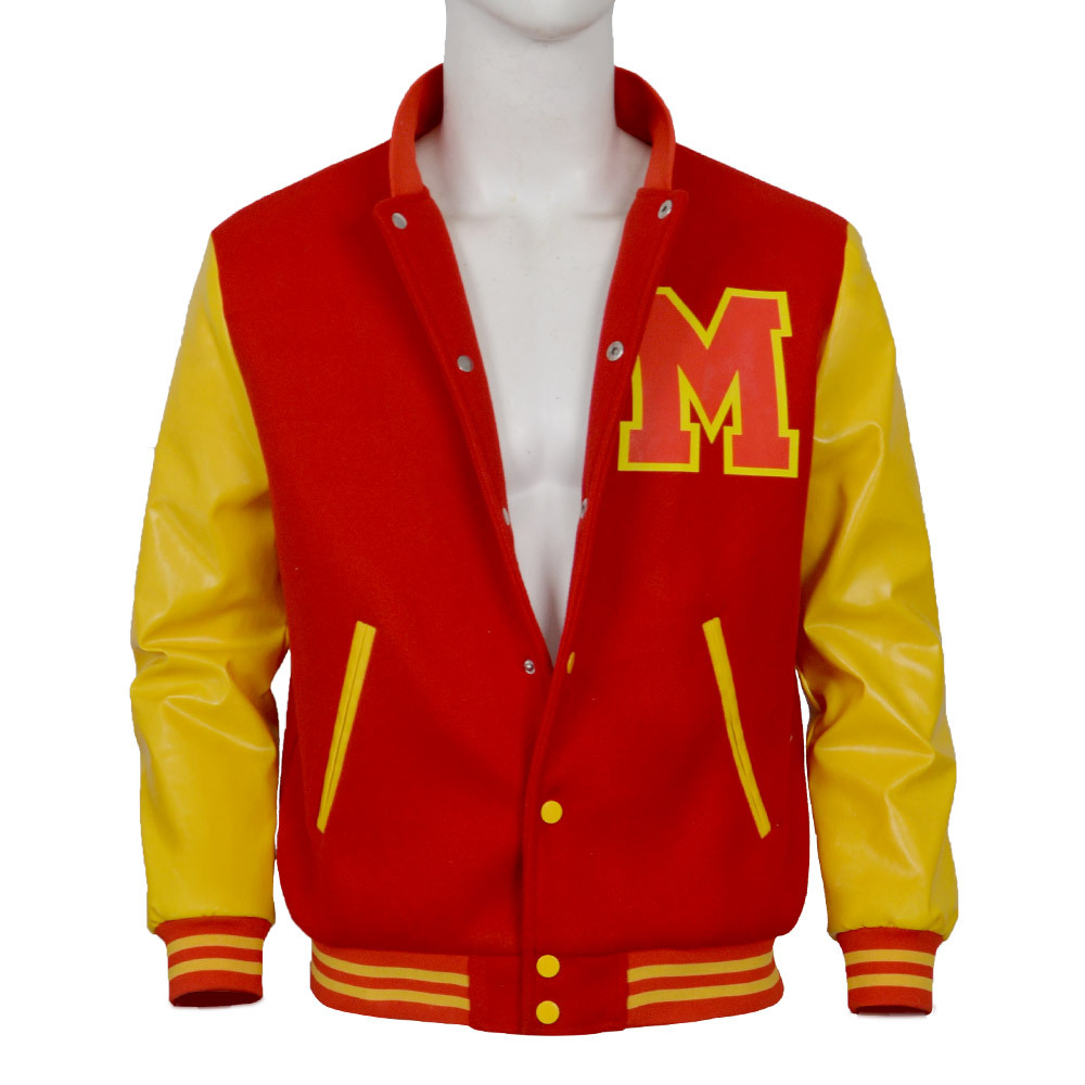 Men's Michael Jackson Cosplay  - Varsity Jacket Letterman 리뷰 및 가격