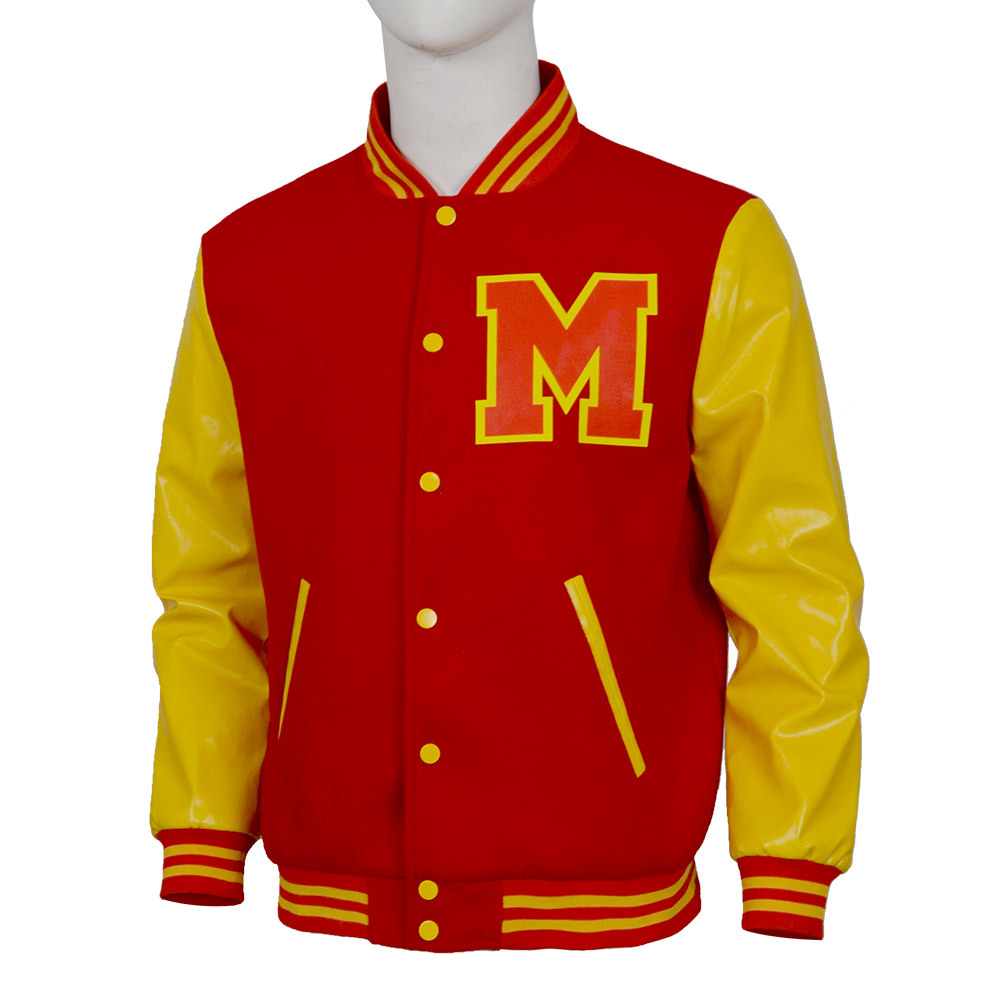 Men's Michael Jackson Cosplay  - Varsity Jacket Letterman 리뷰 및 가격