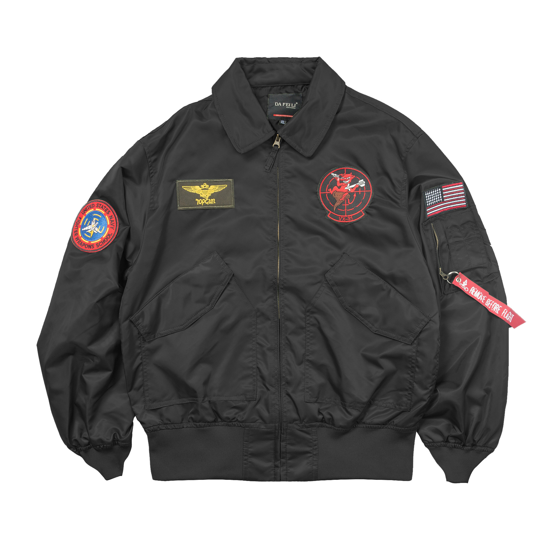 TOP GUN CWU-45P Plus Size Wate - Varsity Jacket Letterman 리뷰 및 가격
