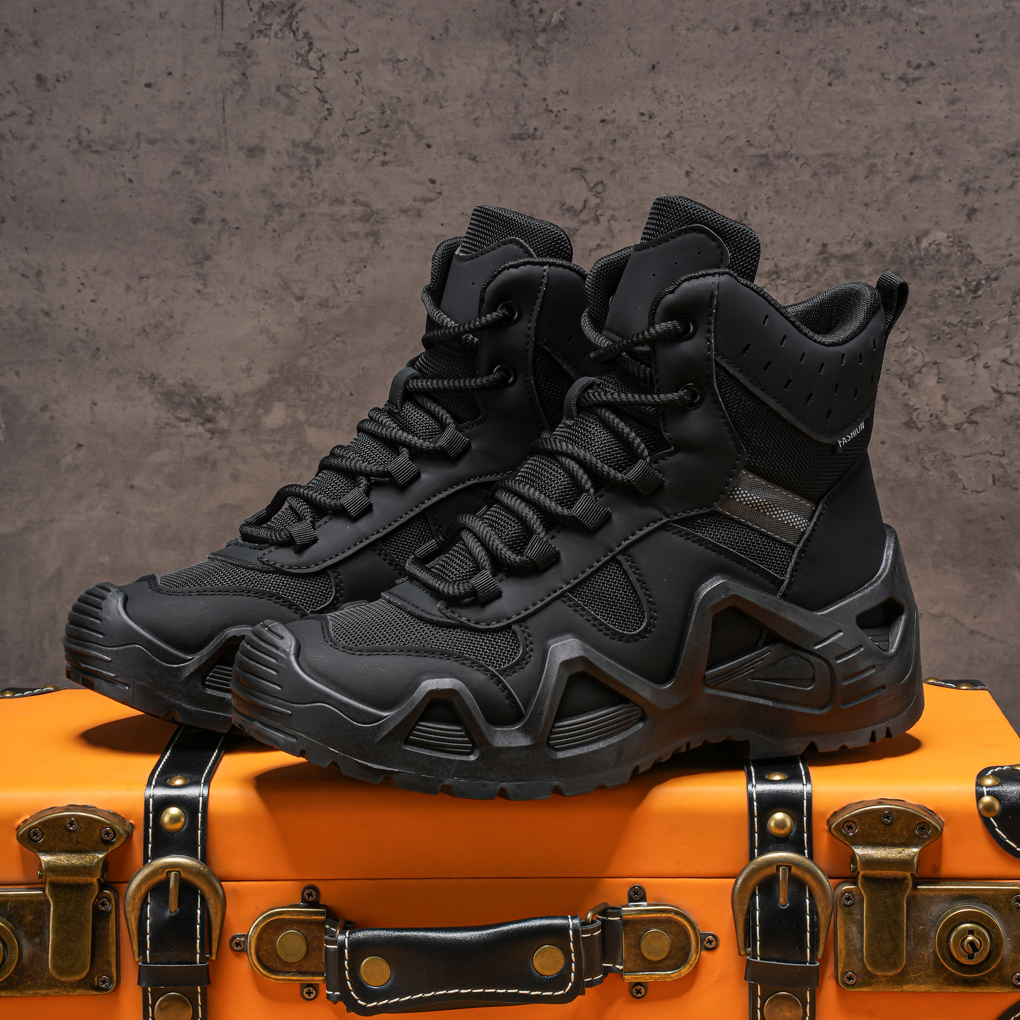 Men's high top boots, hiking b - Men'S Fashion Hiking Boots 리뷰 및 가격