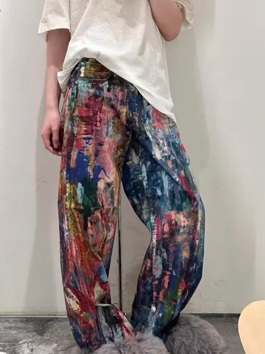 Unisex Bootcut Jeans For Man D - Mens Fashion Camo Pants 리뷰 및 가격