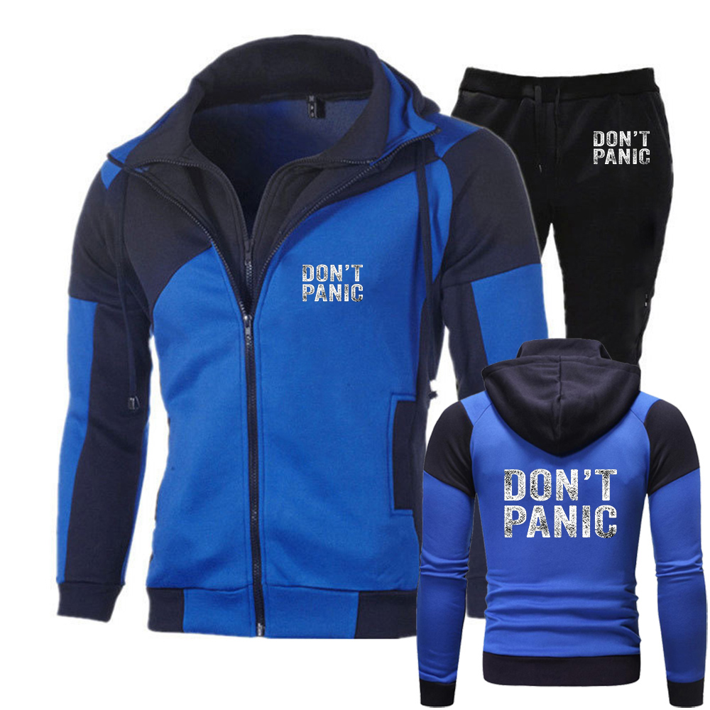 Dont Panic Funny Retro men's s - Men'S Fashion Zipper Hoodie 리뷰 및 가격
