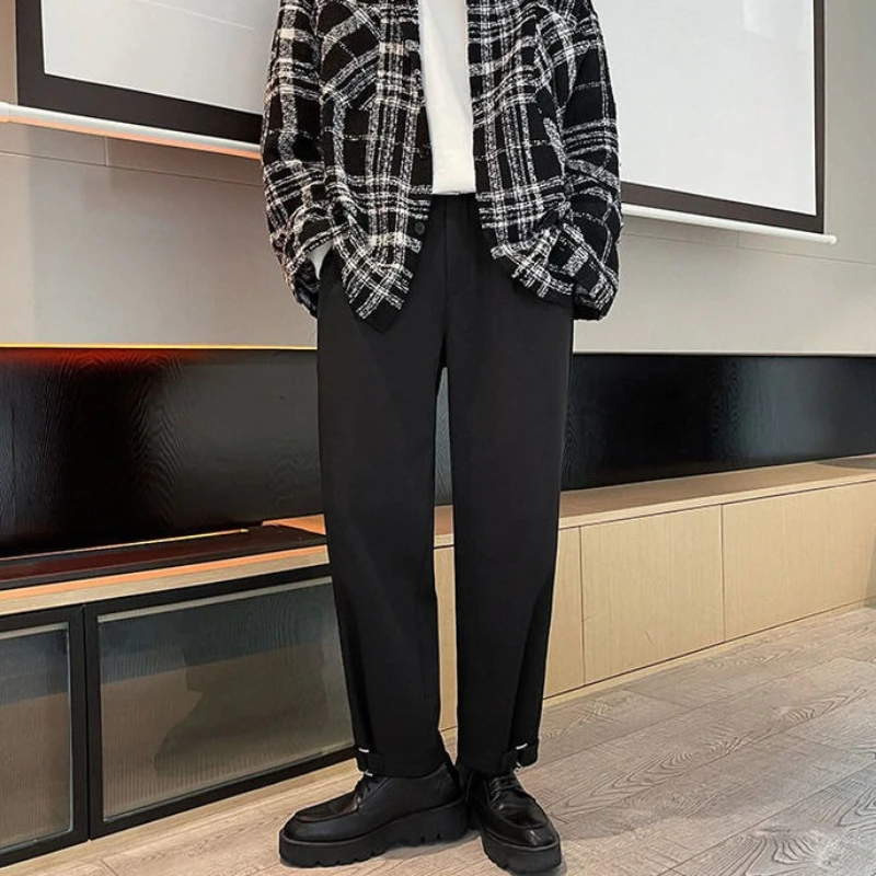 Draped Plain Male Suit Trouser - Men'S Fashion Reviews 리뷰 및 가격