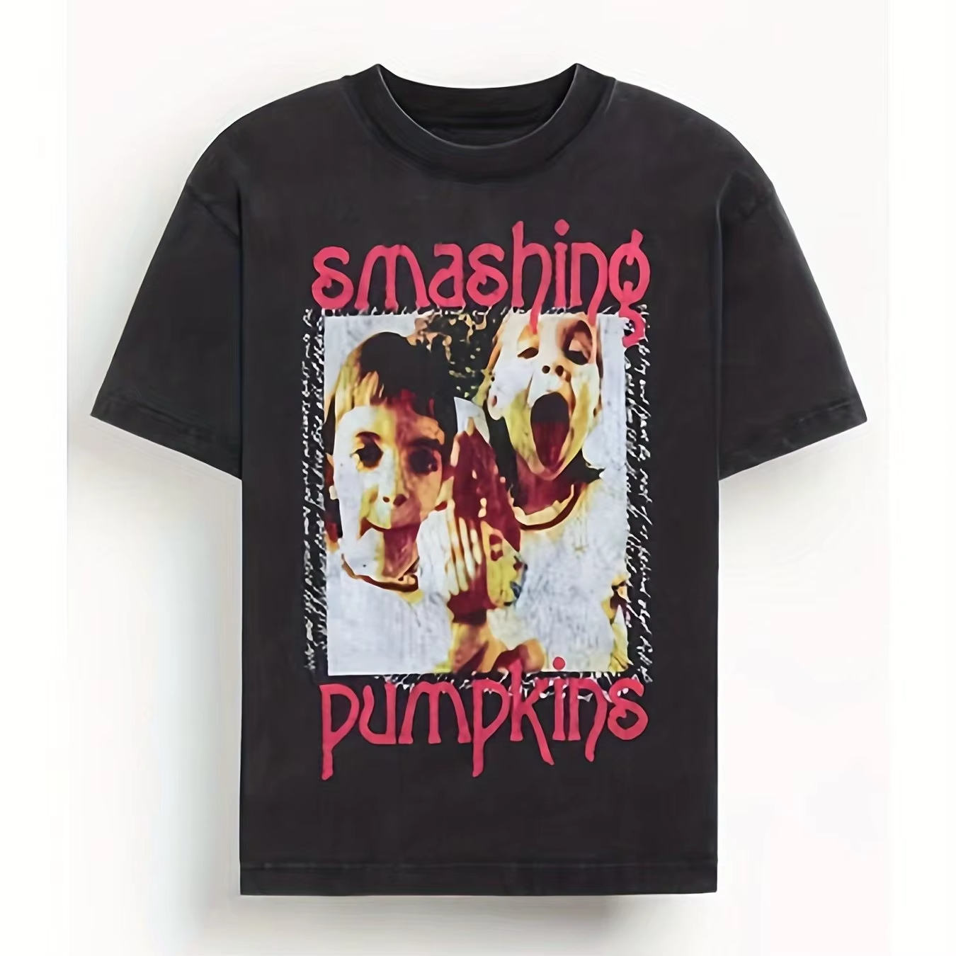 Men's Smashing Pumpkins Twins  - Men'S Fashion Pink Shirt 리뷰 및 가격