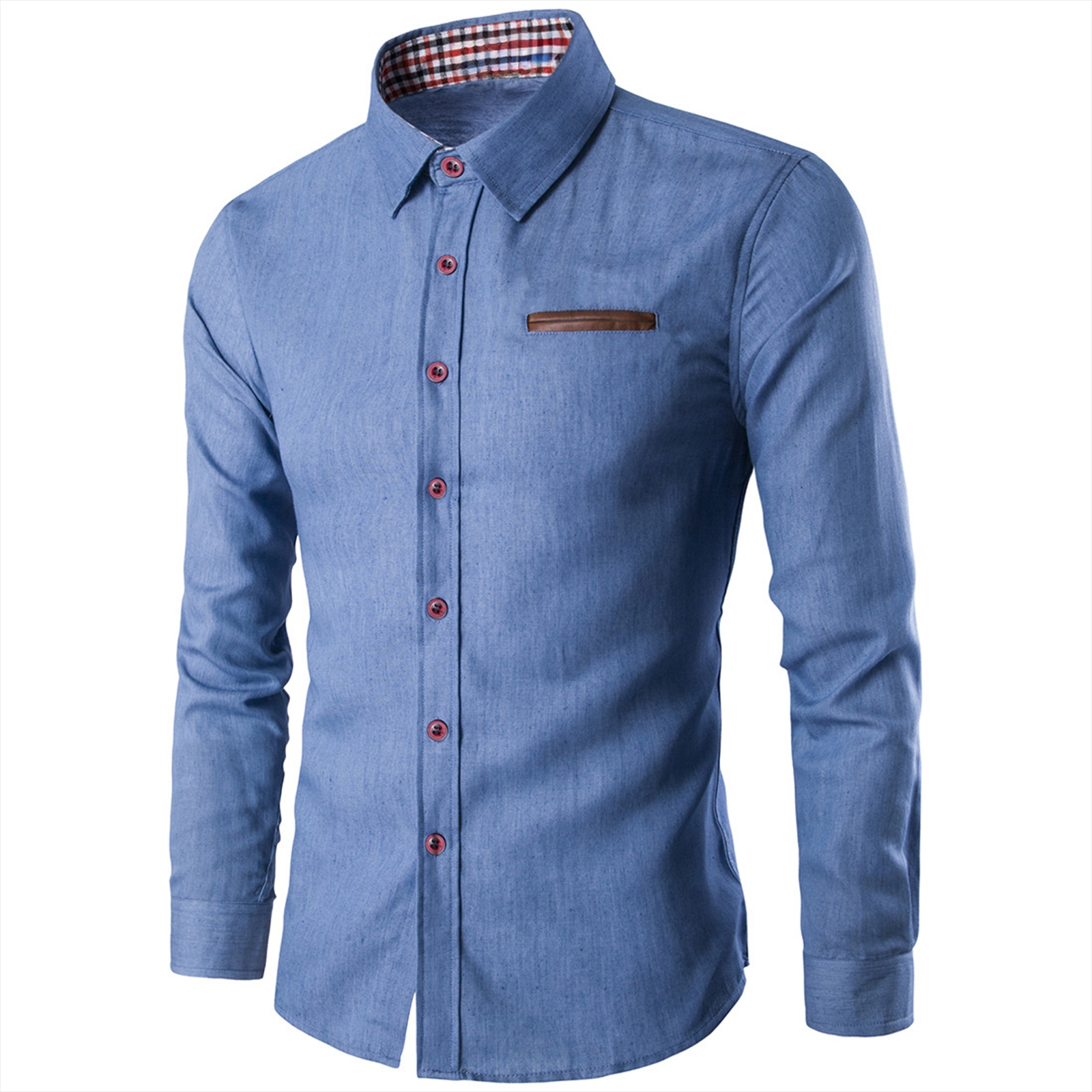Mens Denim Shirts Long Sleeve  - Men'S Fashion For 60 Year Old 리뷰 및 가격