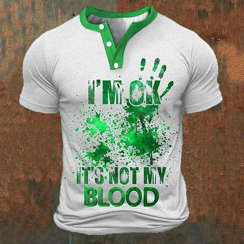 Funny 3D Letter Print Men's He - Men'S Fashion Clothing 리뷰 및 가격