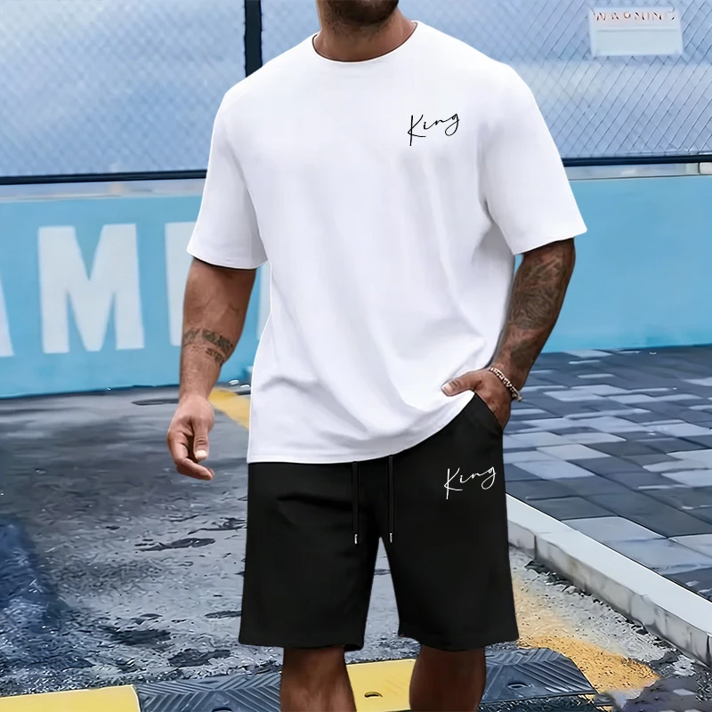 King Letter Men's Set Cotton T - Men'S Fashion Advice 리뷰 및 가격