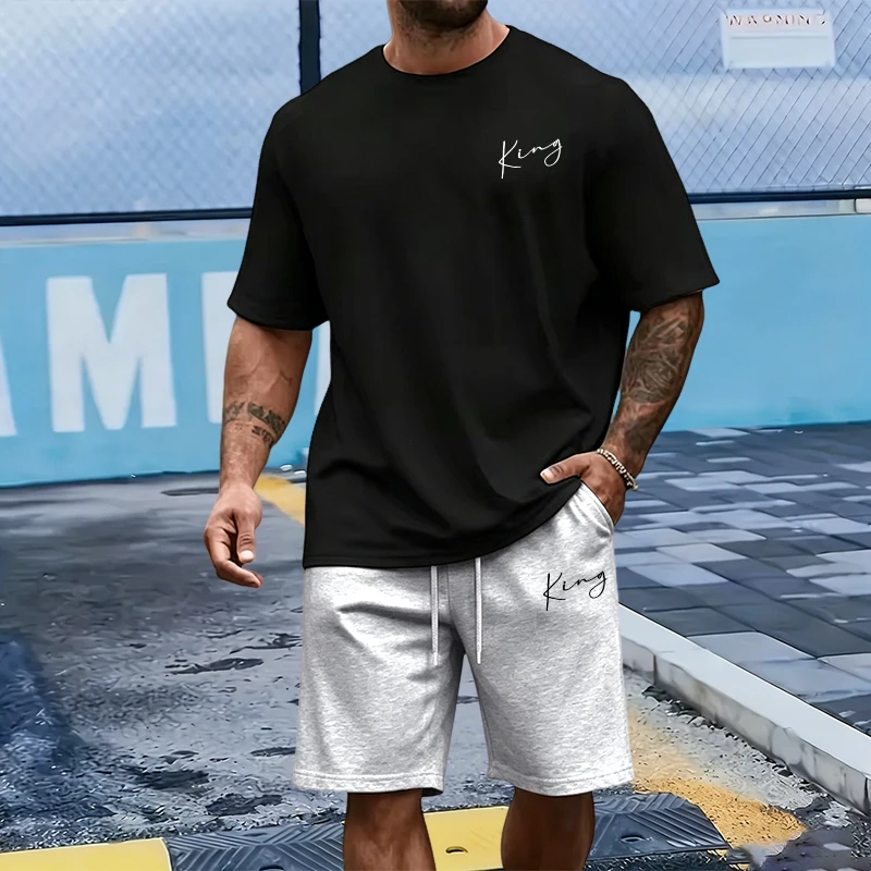 King Letter Men's Set Cotton T - Men'S Fashion Advice 리뷰 및 가격