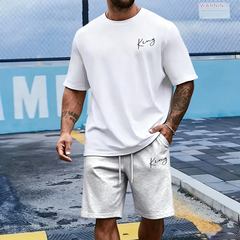King Letter Men's Set Cotton T - Men'S Fashion Advice 리뷰 및 가격