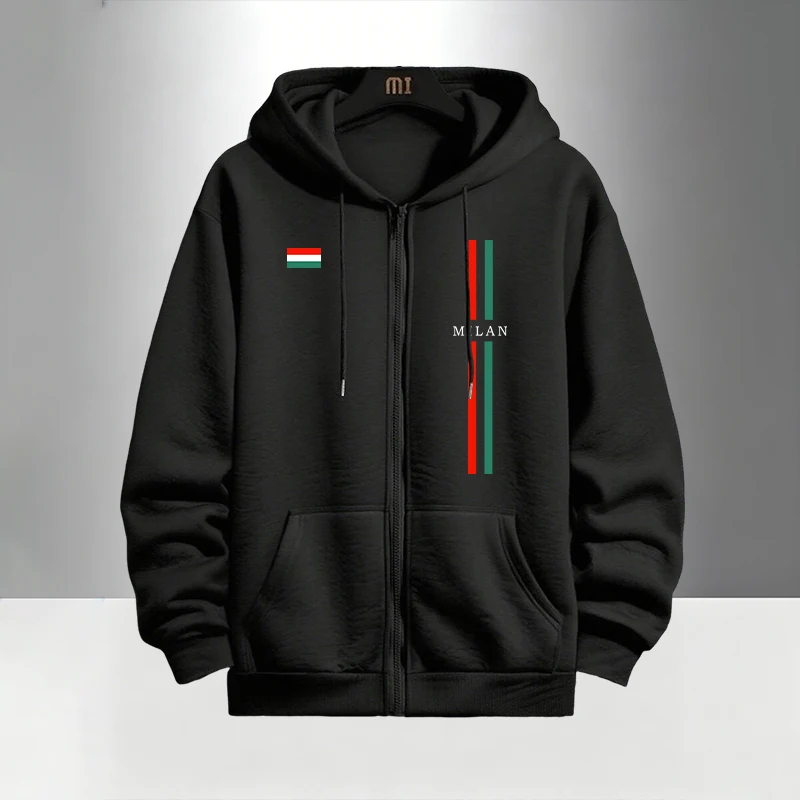 2026 Italy Printed Men's Set Z - Men'S Fashion Zipper Hoodie 리뷰 및 가격