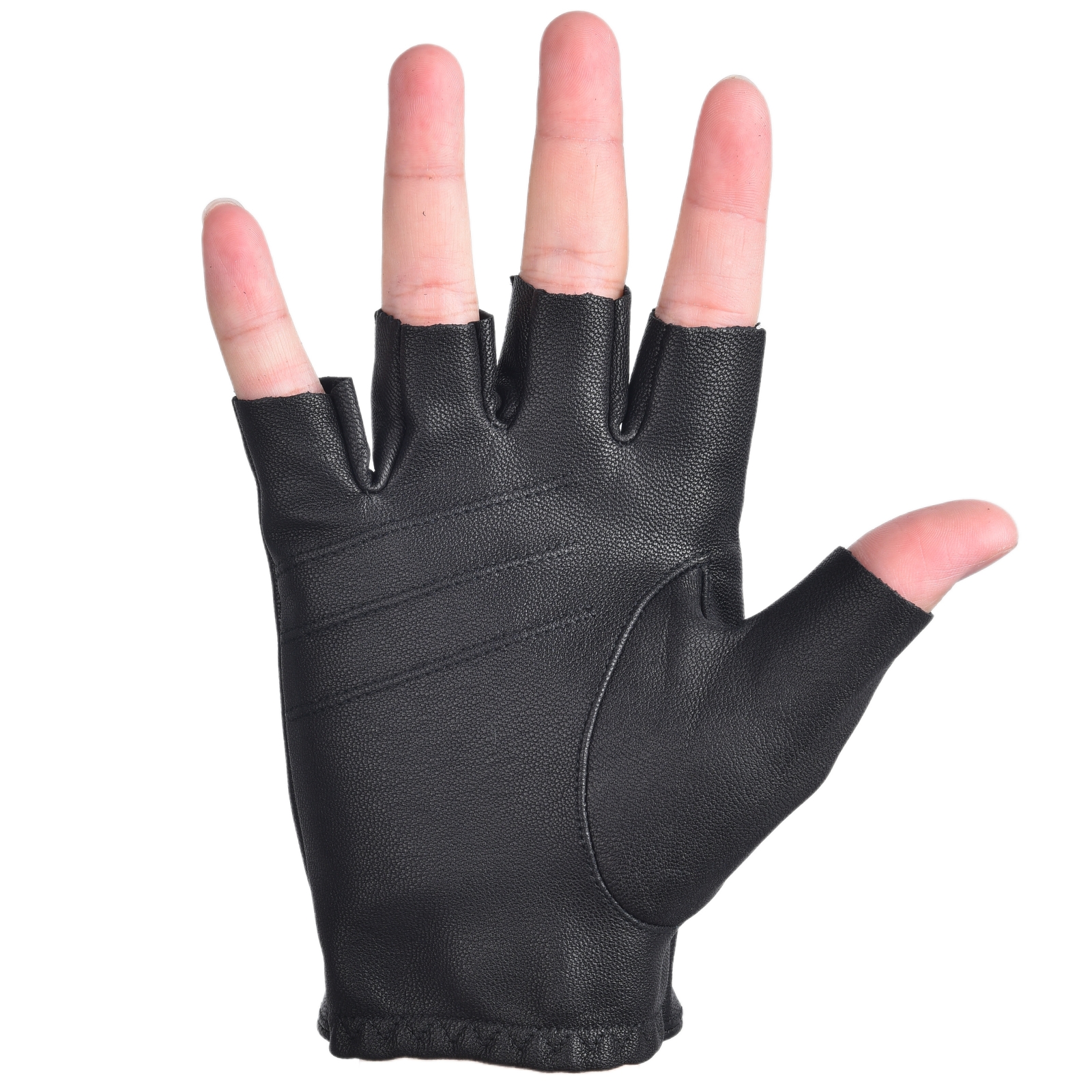 Mens Fingerless Gloves Half Fi - Driving Gloves Leather 리뷰 및 가격